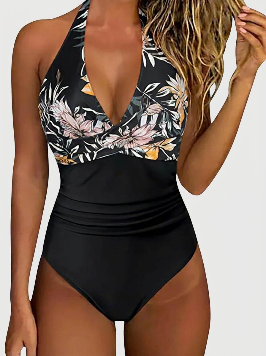 Florencia - Maillot de Bain Élégant pour Femme à Col en V