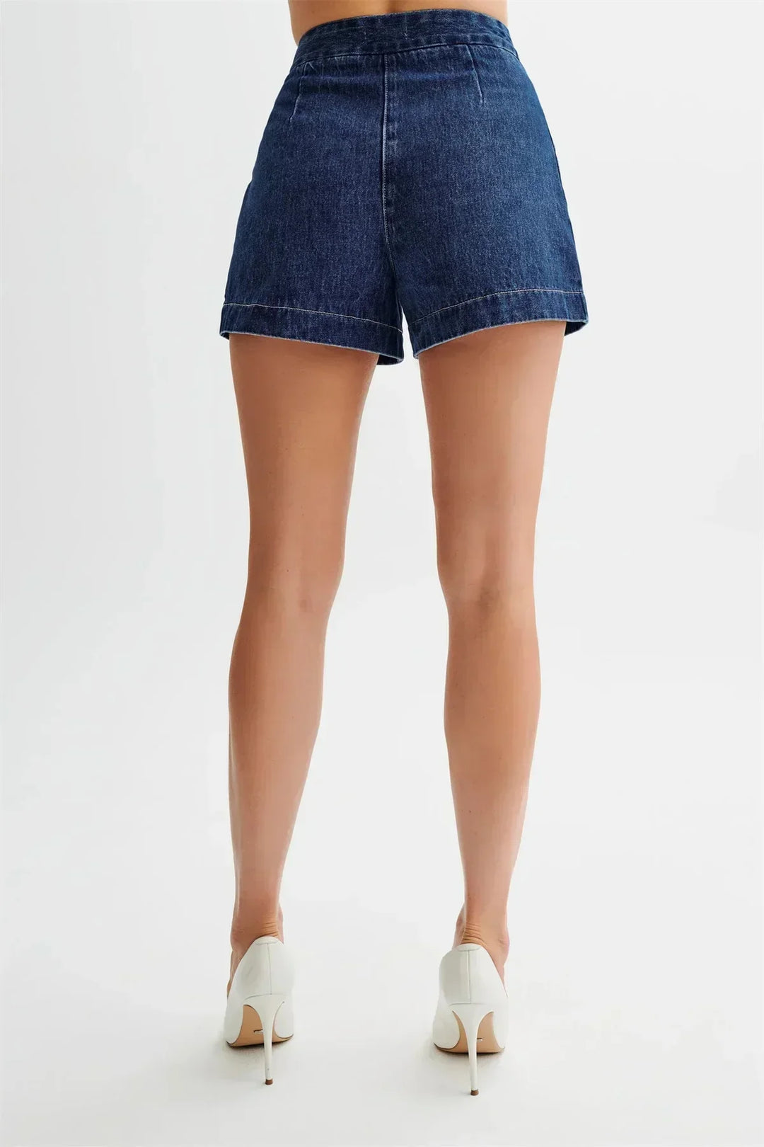 Luna – Ensemble Denim Deux Pièces Architectural