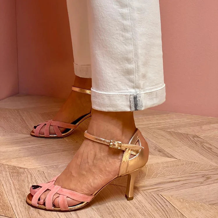 Sandales à talons à brides