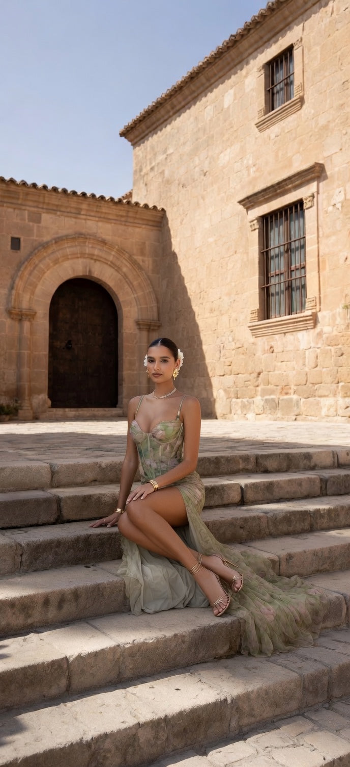 Zamira™ | Robe longue imprimée élégante