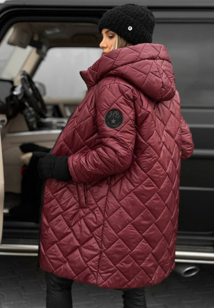 Vera – Manteau matelassé chaud avec capuche, parfait pour l’hiver