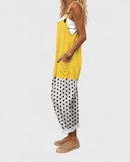 Salopette Coline™ | Imprimé Pois Soleil