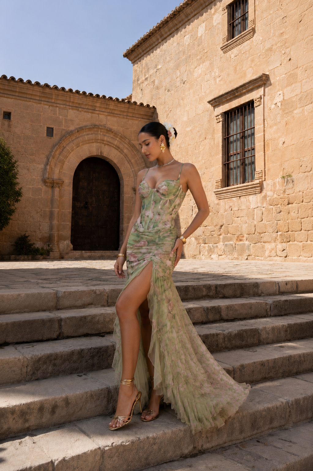 Zamira™ | Robe longue imprimée élégante