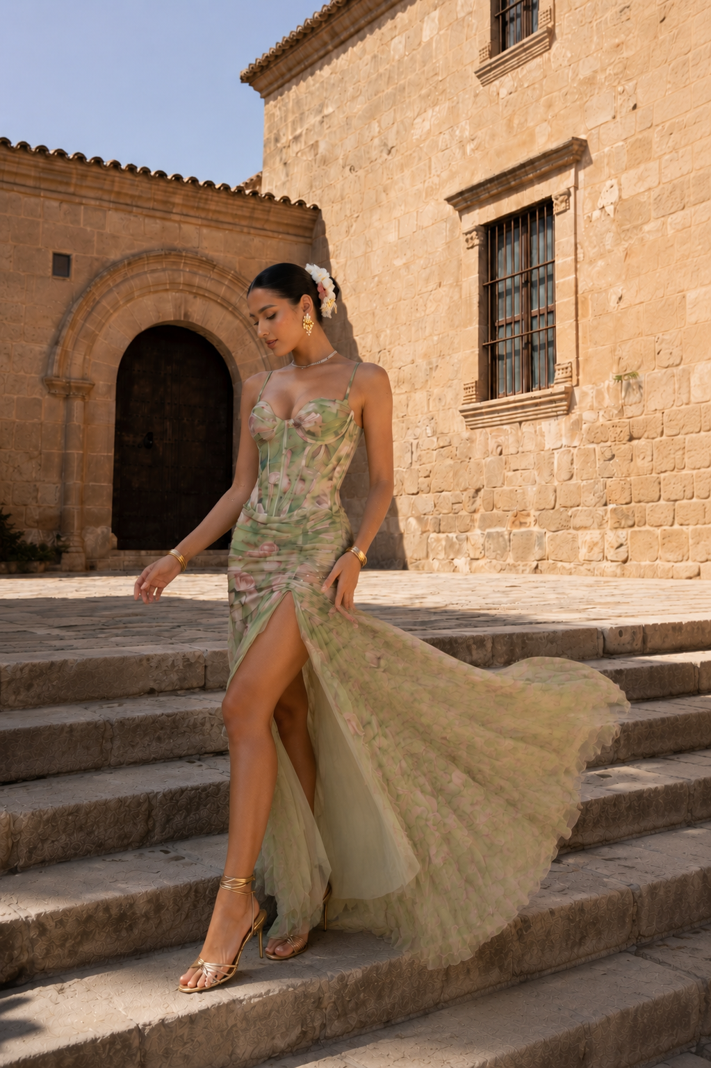 Zamira™ | Robe longue imprimée élégante
