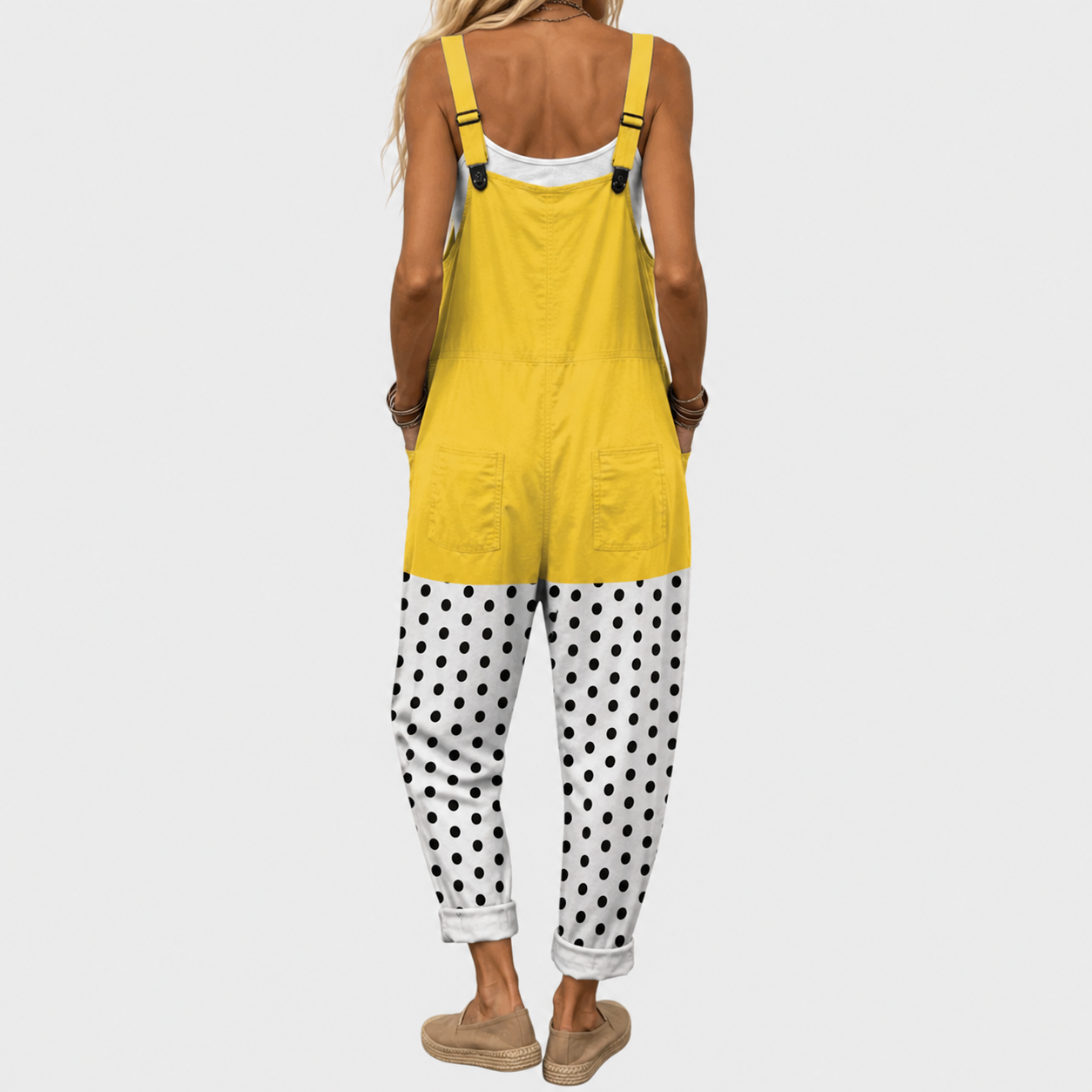 Salopette Coline™ | Imprimé Pois Soleil