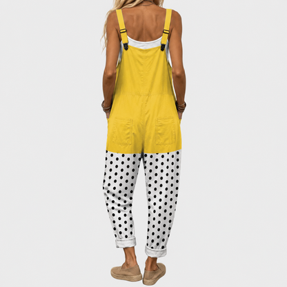 Salopette Coline™ | Imprimé Pois Soleil