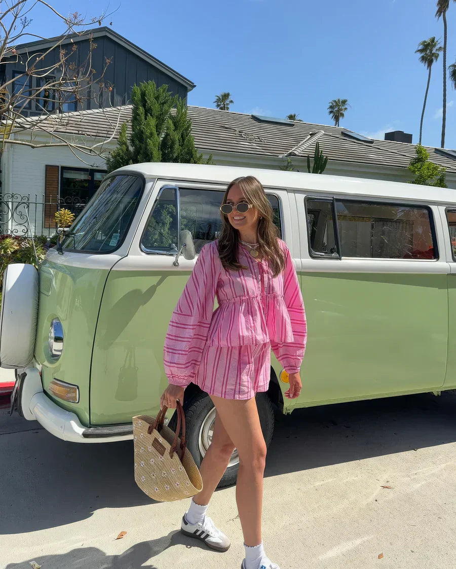 Noor | Ensemble d'été à rayures