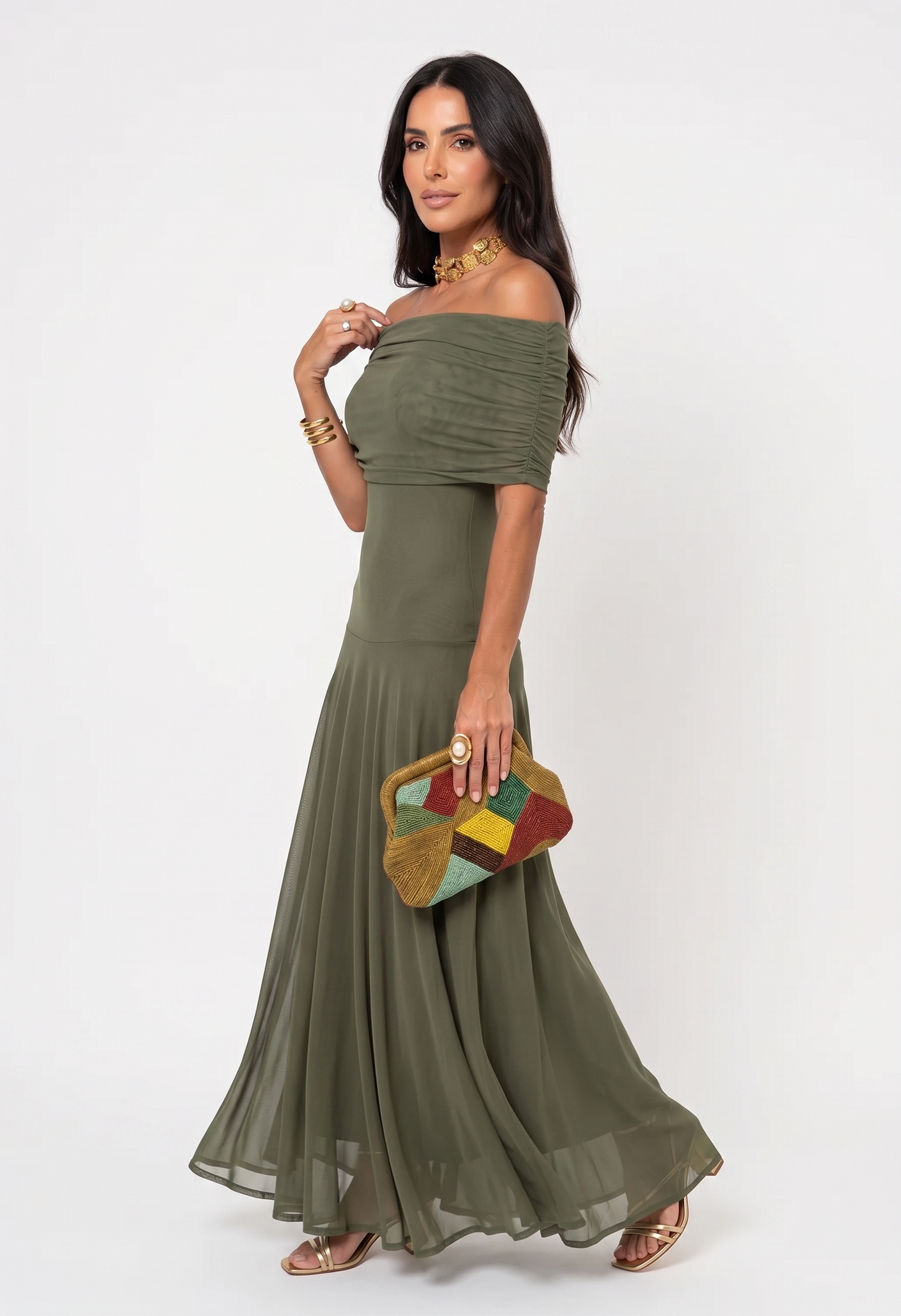 Carla | Robe longue élégante et simple