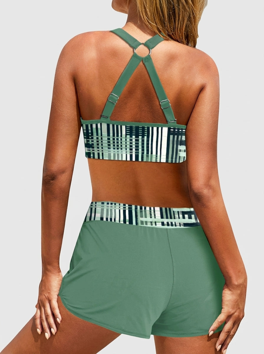 Azalea - Maillot de Bain Côtelé à Taille Haute