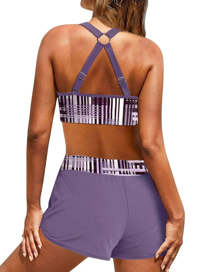 Azalea - Maillot de Bain Côtelé à Taille Haute
