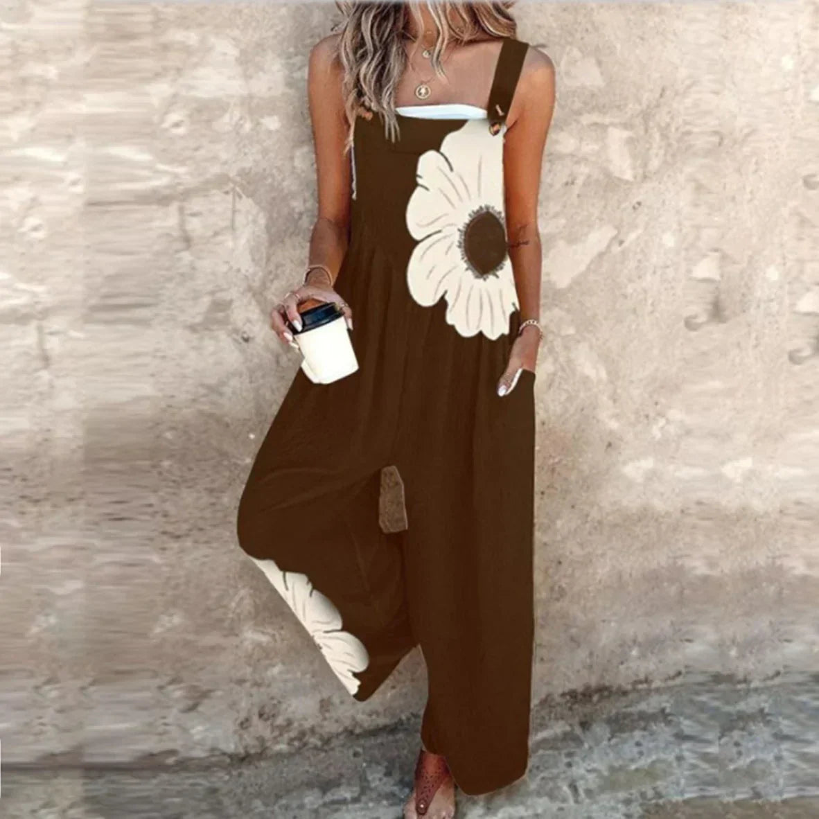 Salopette Élodie™ | Fleur Noire
