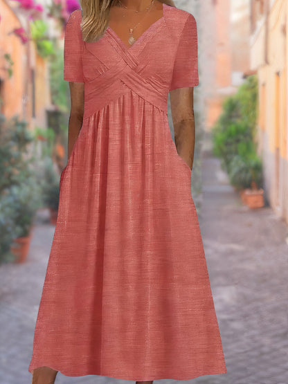Selby – Robe Maxi Élégante avec Détail Croisé