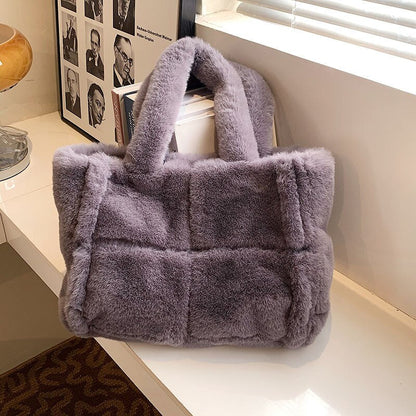 Dante – Sac à Main Peluche Luxueux | Incontournable de l'Hiver