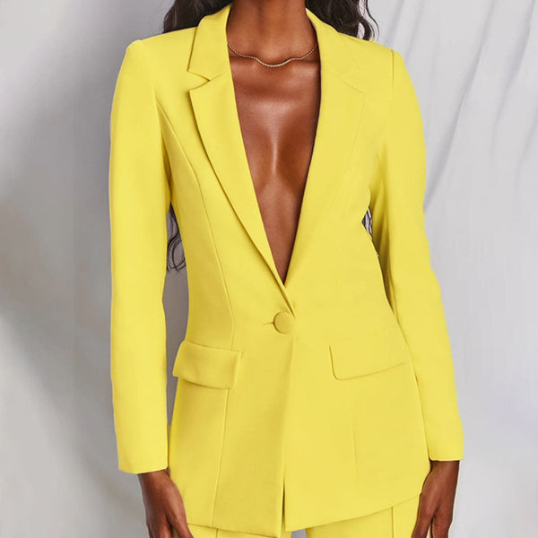 Hayley – Ensemble Tailleur Blazer &amp; Pantalon Chic