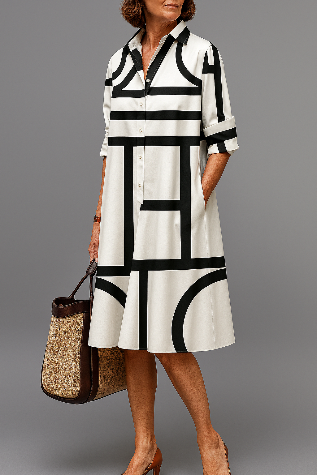 Annette | Robe midi chic