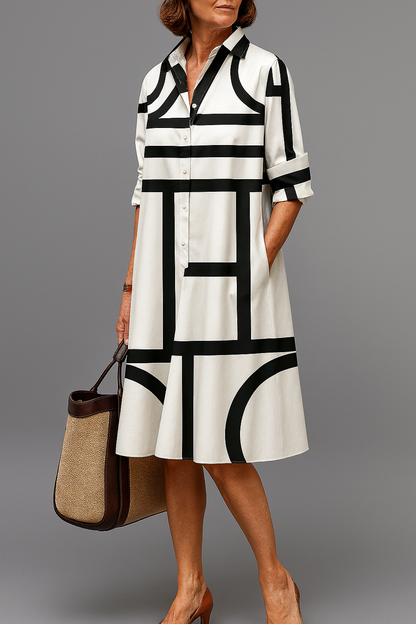 Annette | Robe midi chic