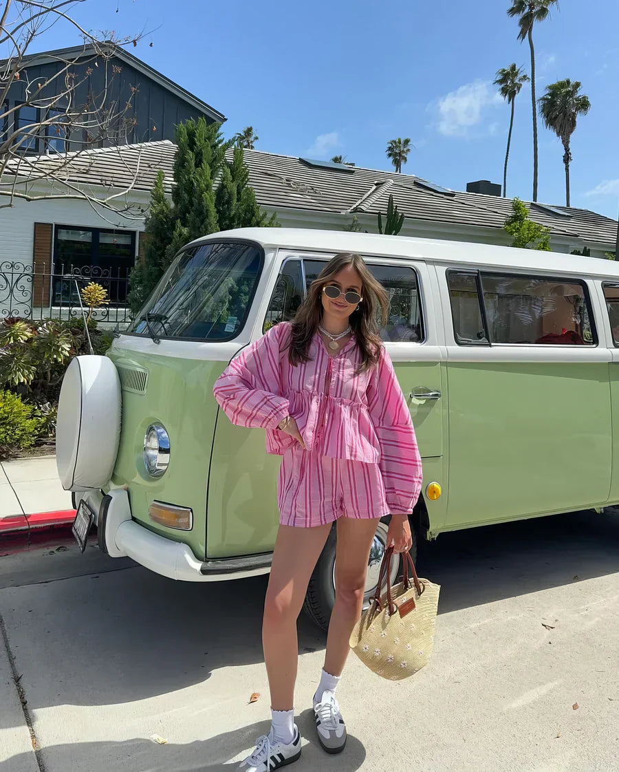 Noor | Ensemble d'été à rayures