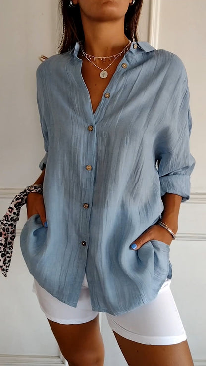 Aliah – Chemisier Chic Texturé pour Femme