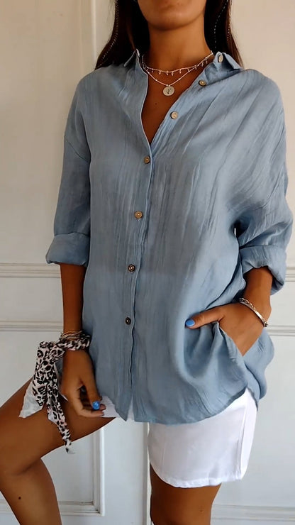 Aliah – Chemisier Chic Texturé pour Femme
