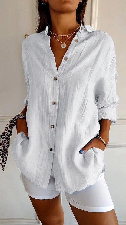 Aliah – Chemisier Chic Texturé pour Femme