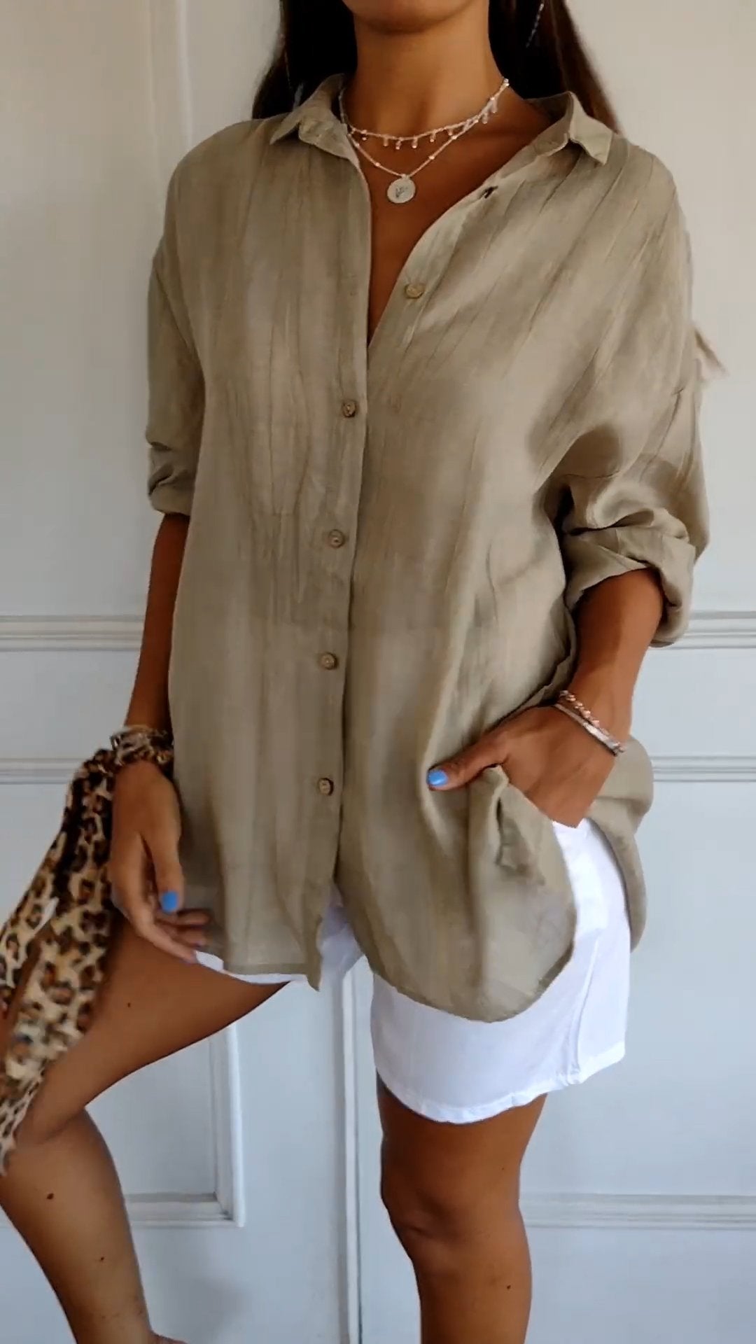 Aliah – Chemisier Chic Texturé pour Femme
