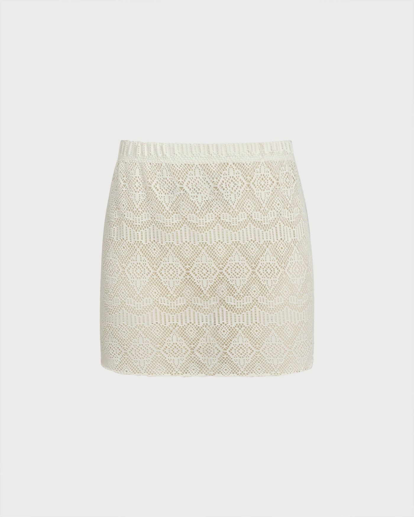 Ensemble trois pièces blanc texturé à armatures
