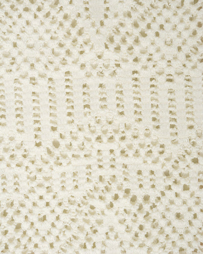 Ensemble trois pièces blanc texturé à armatures
